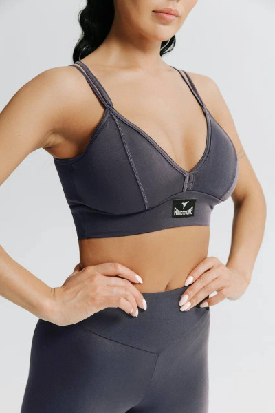  BOX BRA Dark Grey